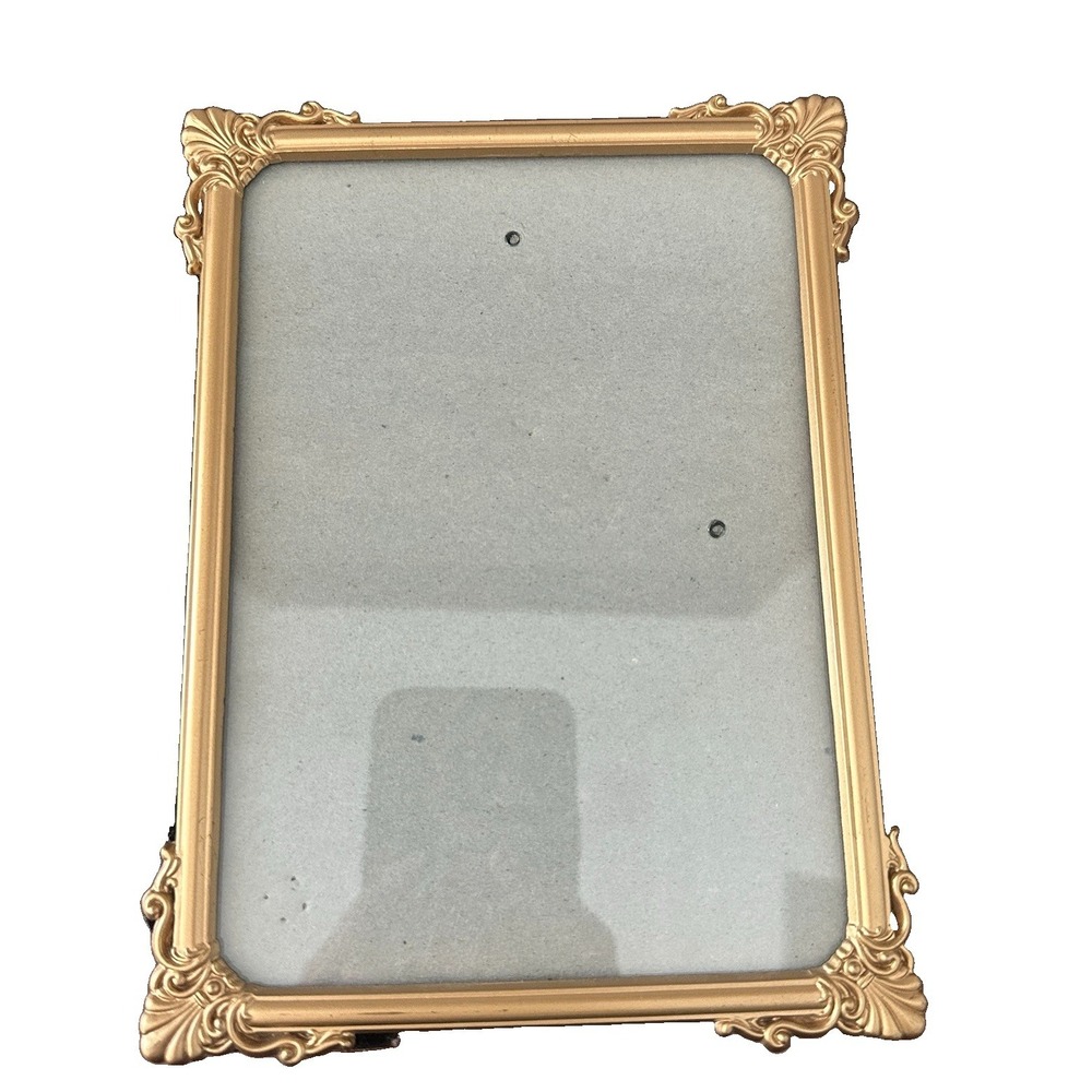 VTG Sixtrees Chelsea Gold Picture Frame 5x7 Ornate Baroque Rococo Brass Metal